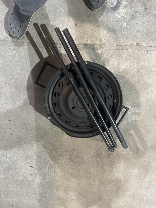 Мангал з автомобільного диску (саморобний)