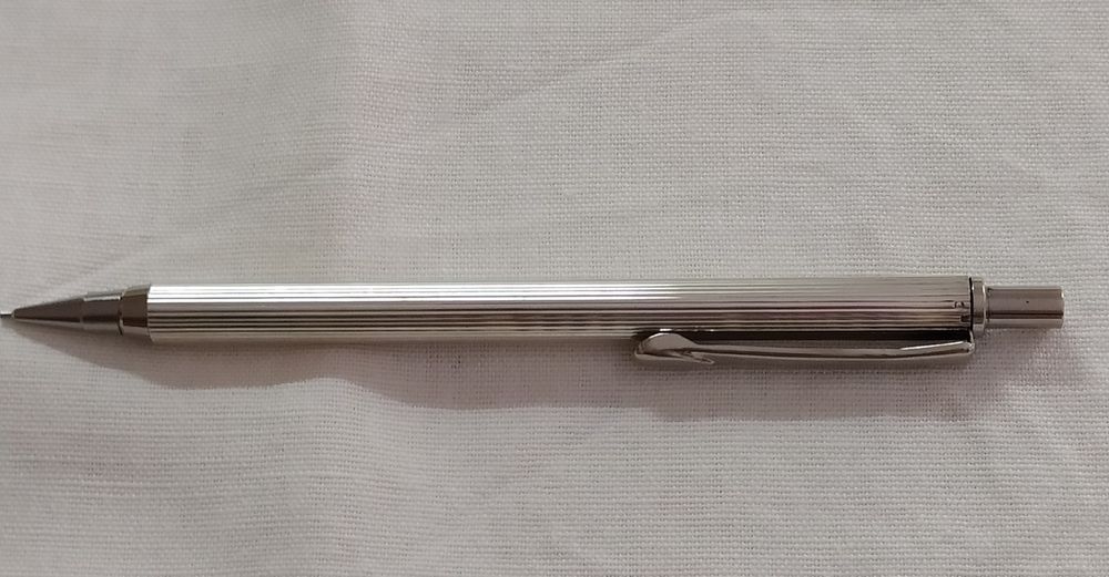 Conjunto de caneta e lapiseira em prata Lalex 1938