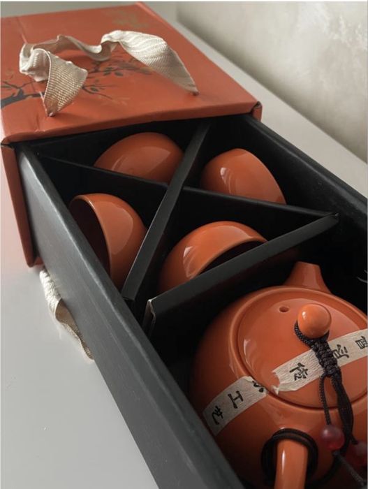 Керамічний набір посуду для чайної церемонії