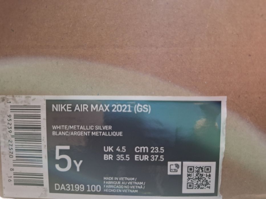 Nowe Nike Air Max 2021 (GS) 37,5