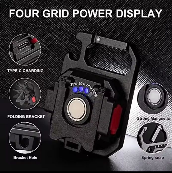 Яскравий та універсальний COB-ліхтарик з 6 режимами освітлення!