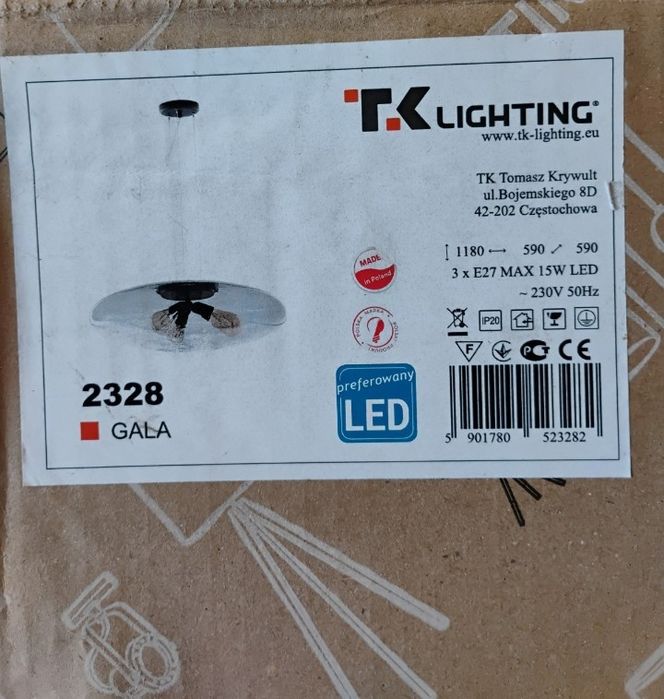 Lampa sufitowa wisząca Gala 2328