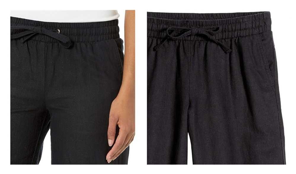 Amazon Calças de perna larga Tam S (123)