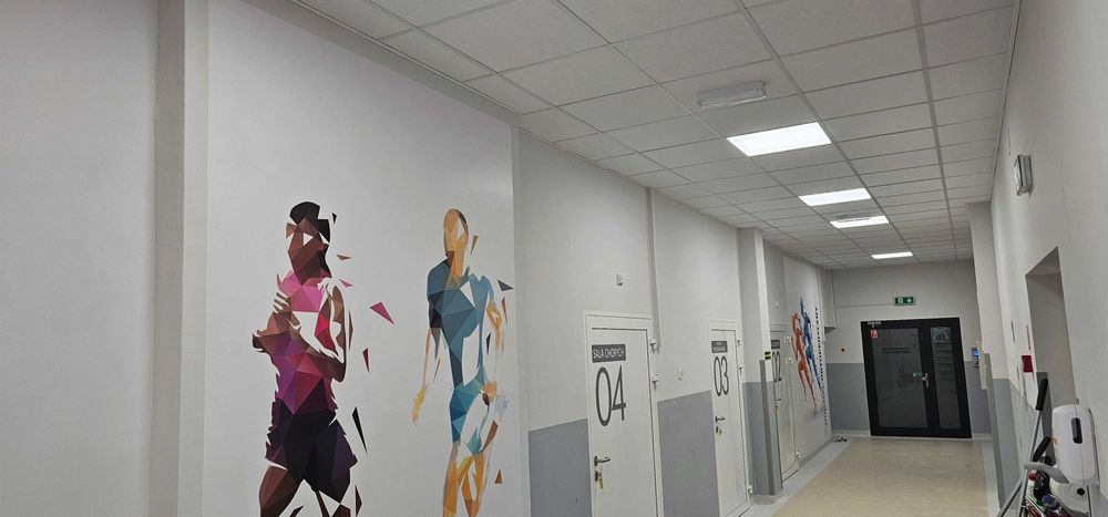 Sufit podwieszany kasetonowy z montażem Rockfon Ecophon AMF KCS OWA