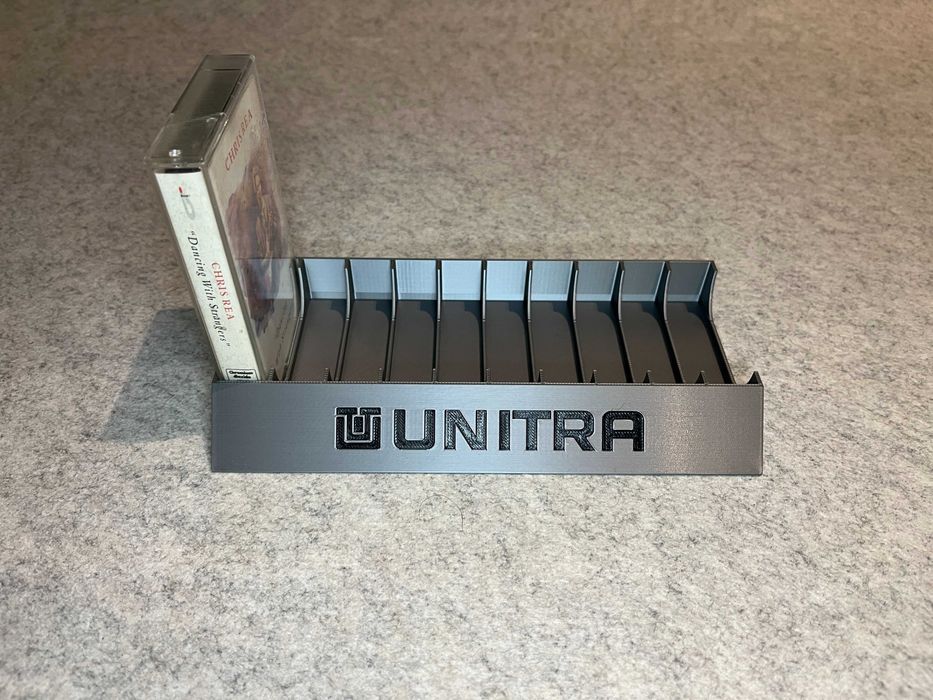 2x Stojak podstawka na kasety magnetofonowe Unitra