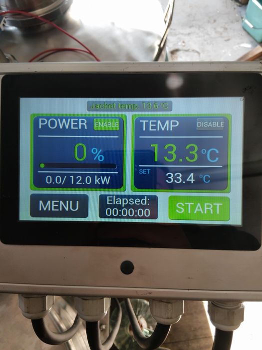 Destylator kolumna pólkowa zbiornik 120 płaszcz olejowy
