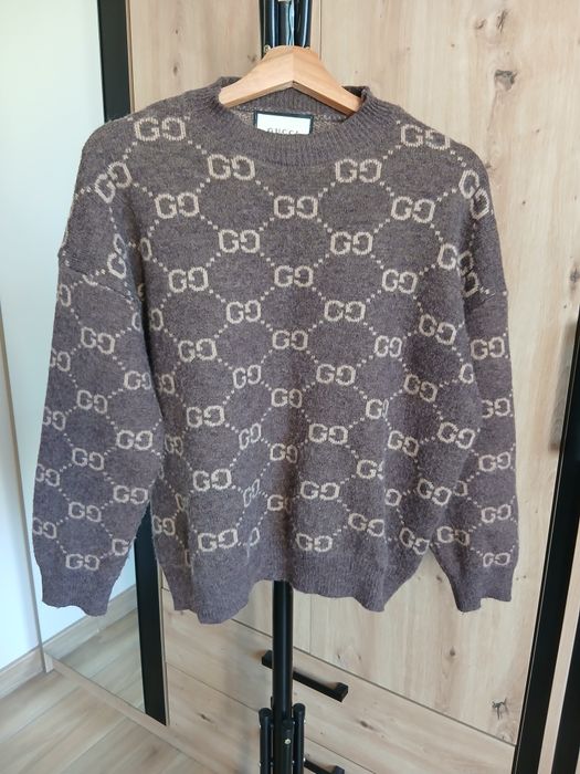 Brązowy sweter Gucci