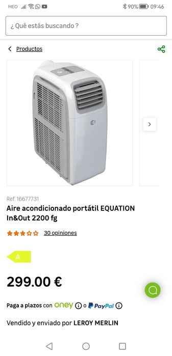Ar condicionado portátil equation A015-09C