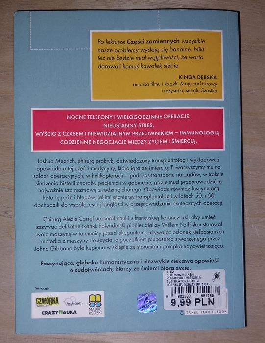 Części zamienne Joshua D. Mezrich