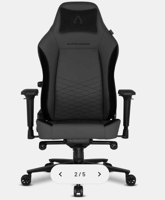 Cadeira Gaming Alpha Gamer Alegra V2 – Preta | Como Nova