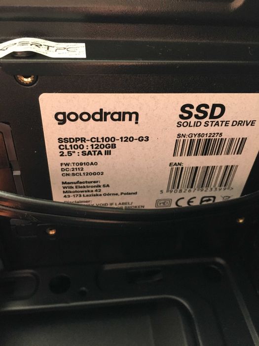 Офісний комп'ютер Intel Pentium Gold G6400 4GB RAM 120GB SSD