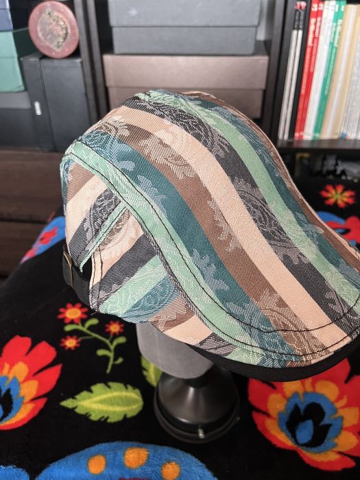 Stylowa czapka kaszkiet / ivy cap w paski i wzory retro 100% bawełna