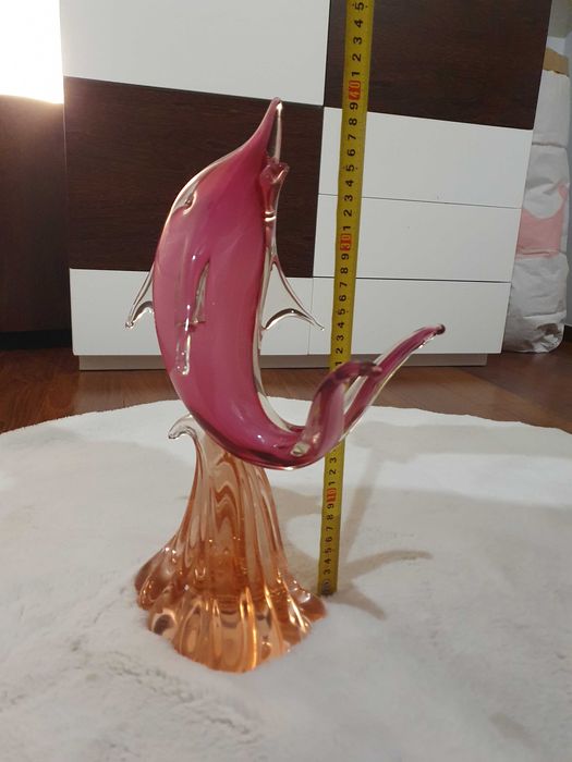 Golfinho em Vidro Murano