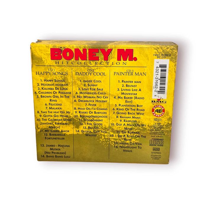 Box 3 CDs Boney M. Hit Collection–Happy Songs/ Daddy Cool/ Painter Man