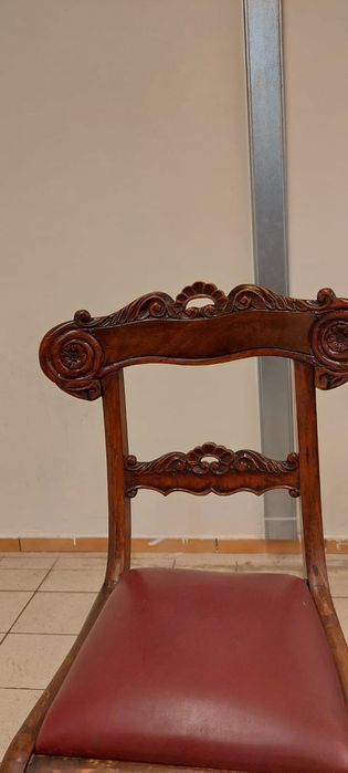 Piękne 6 krzeseł w stylu Biedermeier