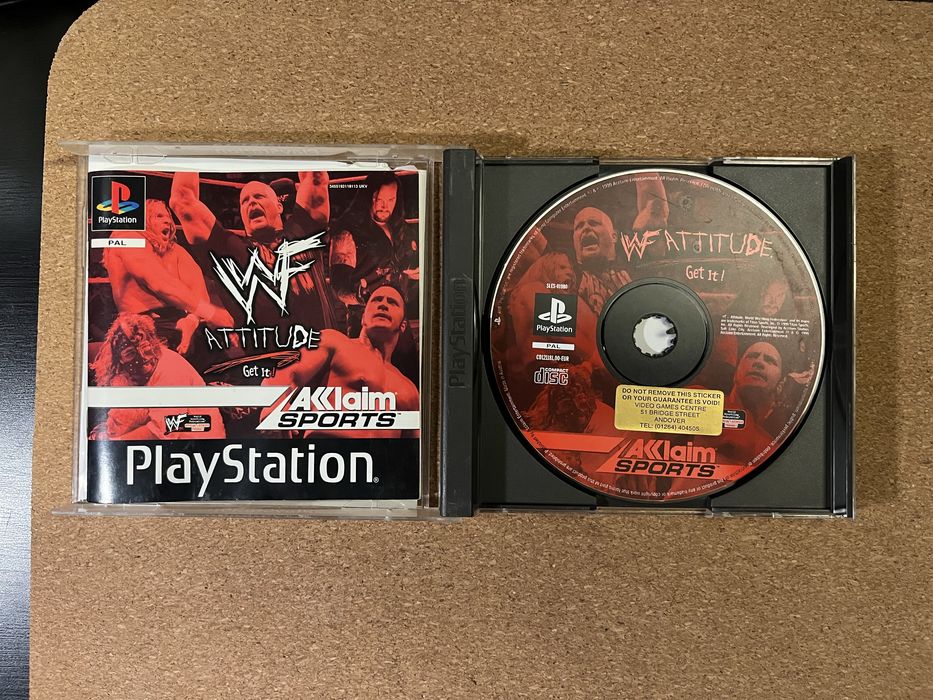 WF Attitude Wrestling Playstation 1 PSX