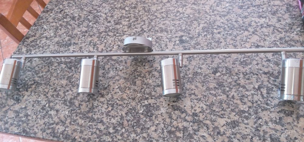 Lámpara de 4 focos de teto