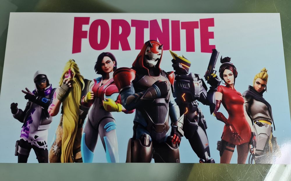 Placa pvc Fortnite e call of duty
