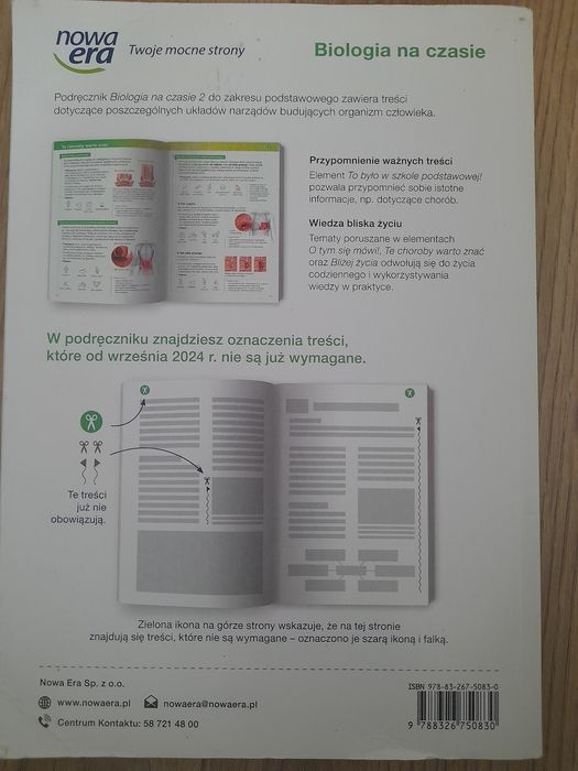 Biologia na czasie klasa 2 zakres podstawowy