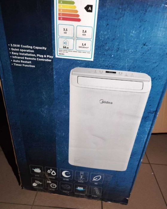 Мобильный кондиционер Midea MPPXZ-12CRN7-QB6