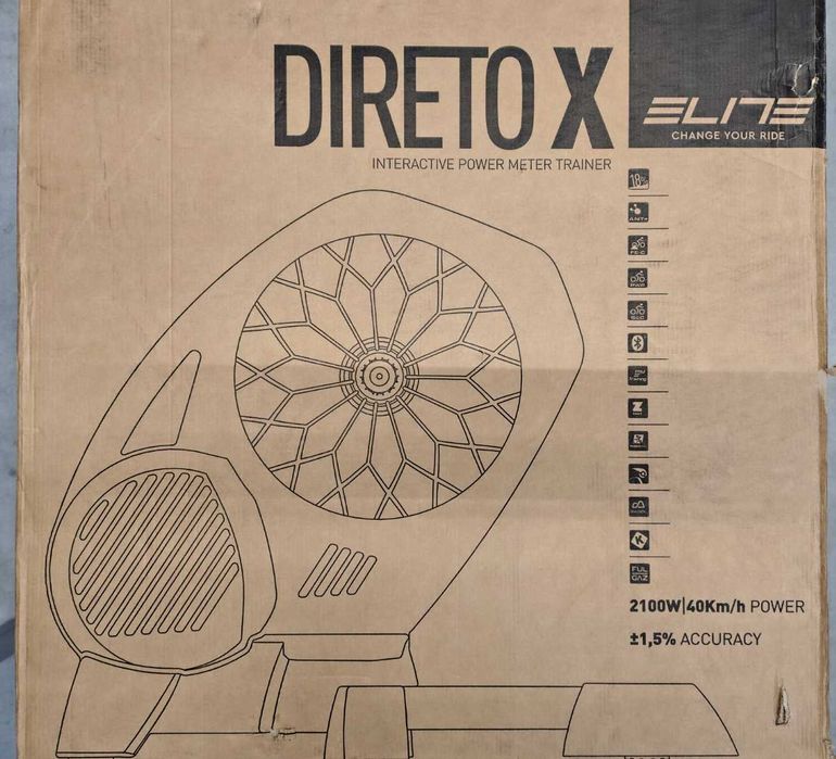 Trenażer rowerowy Elite DIRETO X Smart | Używany | Gwarancja