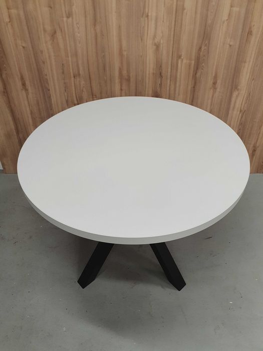 NOWY Stół okrągły 100, 90 cm dostępny od ręki nogi loft pająk