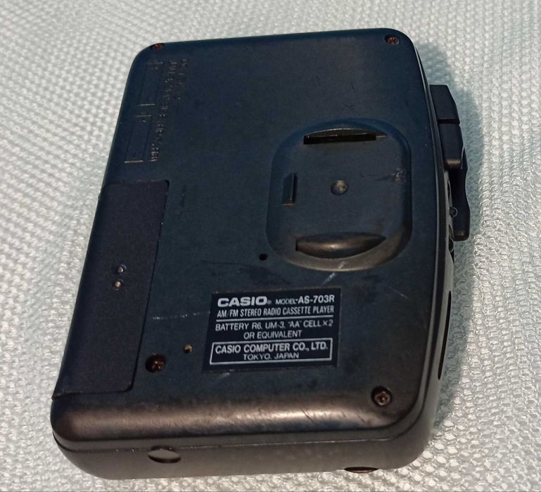 Кассетный плеер CASIO AS-703R комплект  с наушниками