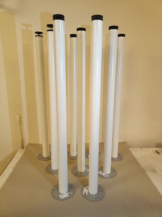 Nogi do Biurko/Stół Adils Ikea Biały