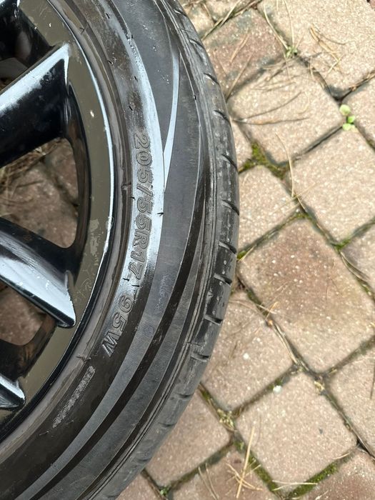 Opony letnie  + felgi Tranzano 205/55/17 letnie nowe + felgi mini Countryman