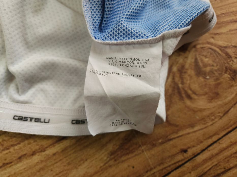 CASTELLI Koszulka Rowerowa TDC Full Zip Kieszeniami na Plecach r. XXL