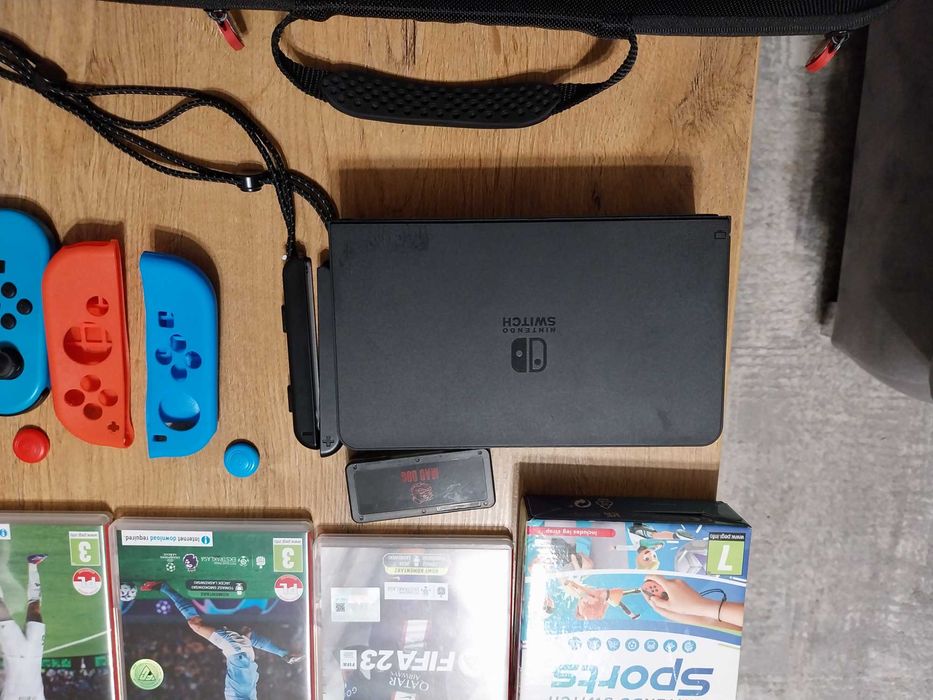 Nintendo switch oled zestaw GWARANCJA