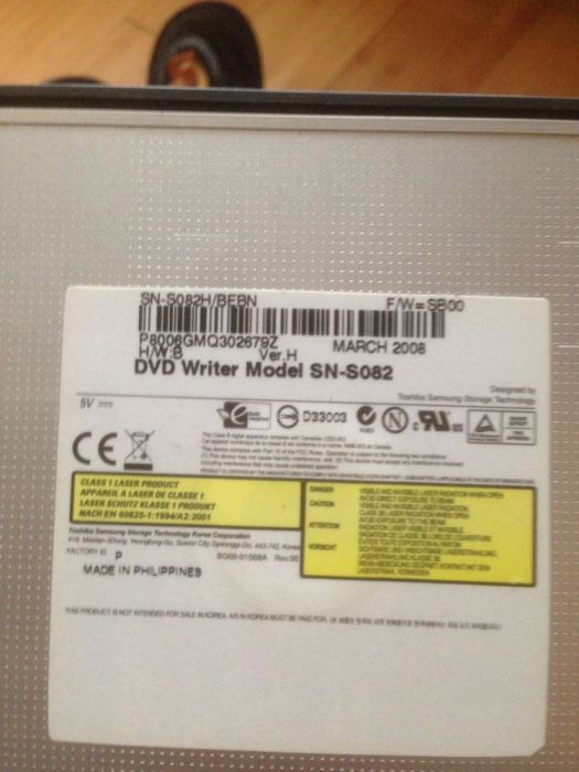 Оптический привод DVD+_RW Samsung sn-S082H