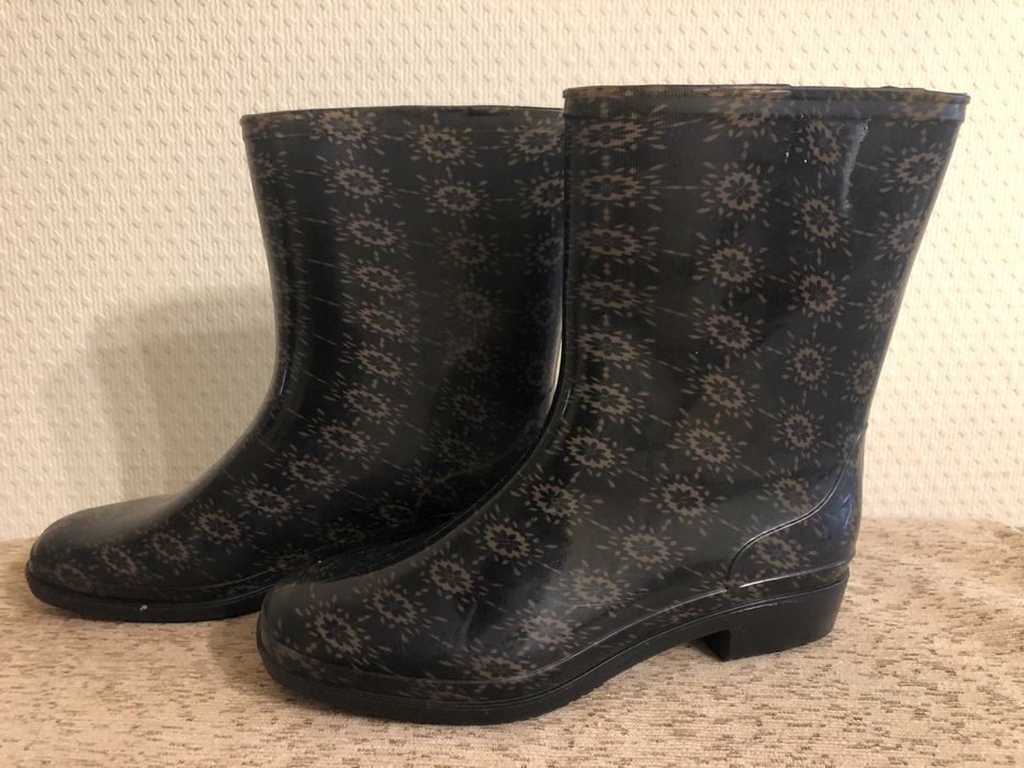 Сапоги резиновые силиконовые женские 38-39р 24,5-25см dual