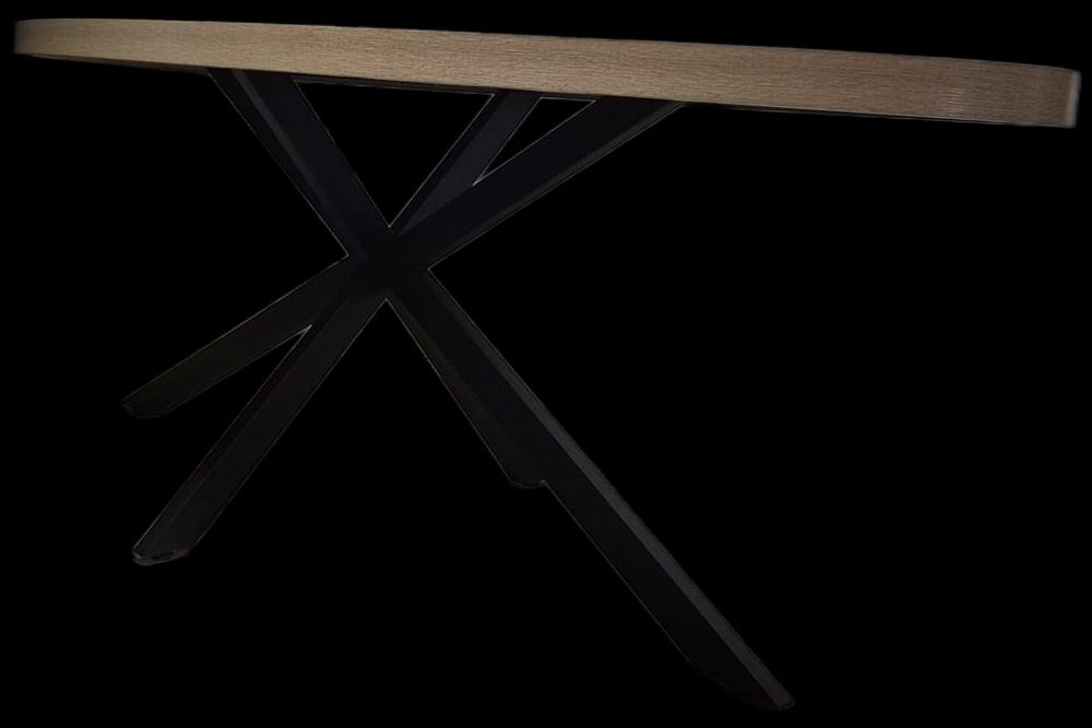 Mesa de refeição oval