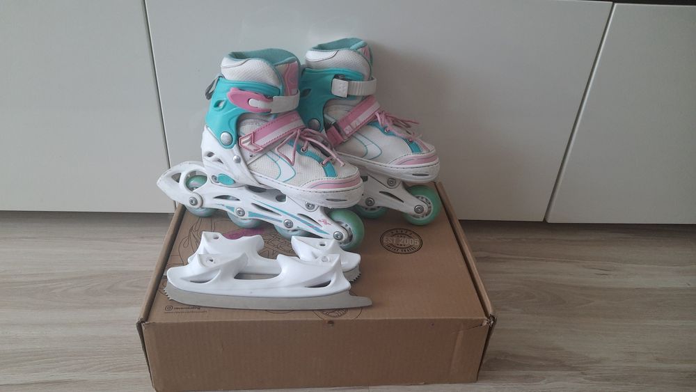 Rolki łyżwy łyżworolki regulowane Raven r. 30-33