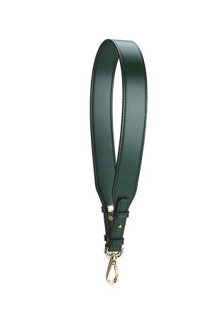 NOVO Alça em pele para mala de senhora verde escuro