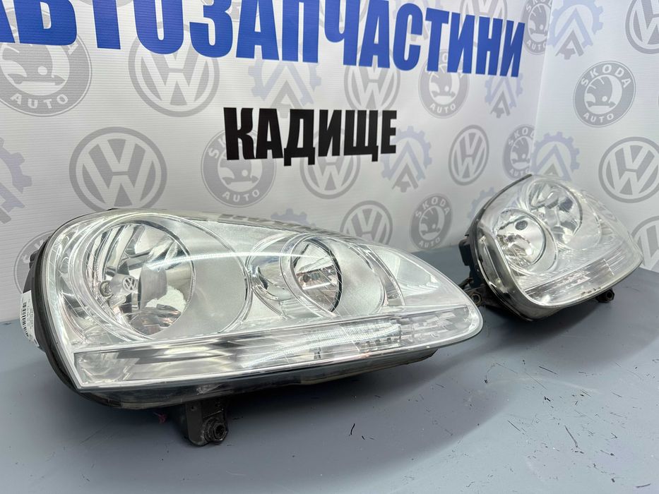 Фари передні Golf 5 фара права ліва Гольф 5 ліхтар Фольксваген