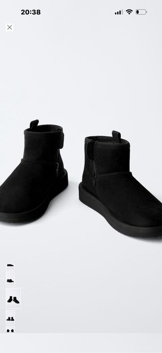 Угги демі сезон фірми Zara,розмір 35