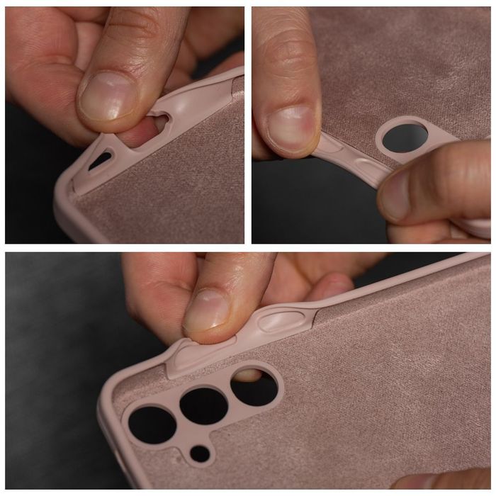 Futerał Silicone 2Mm Do Honor 200 Smart Pudrowy Róż