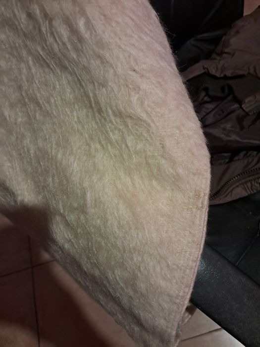 Manta lá creme vintage
