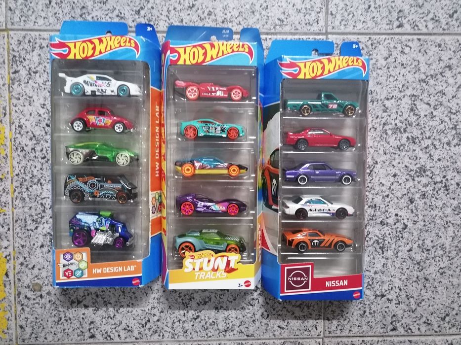 Hotwheels packs de 5
