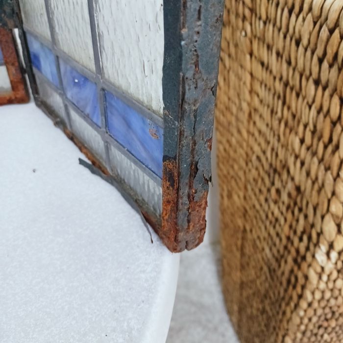 Witraż,ekran kominkowy 108/74cm.