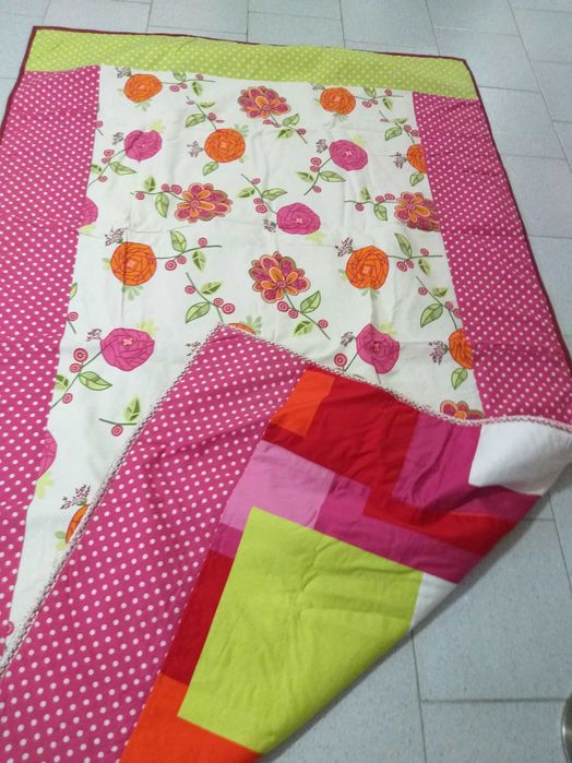 colcha - edredon feito à mão