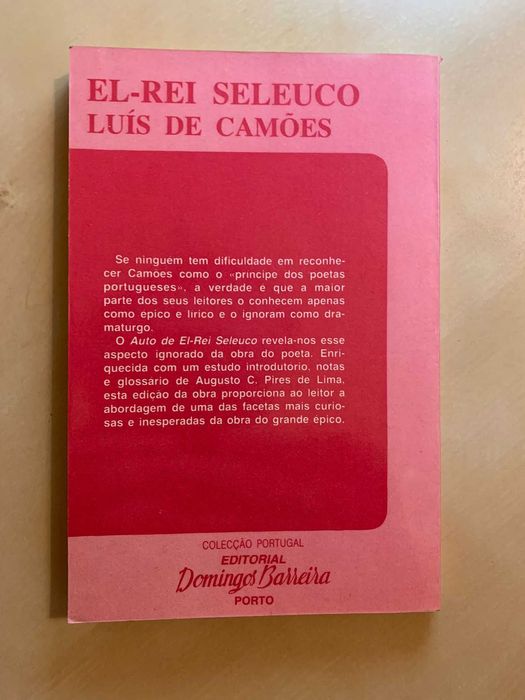 El-Rei Seleuco - Luís de Camões