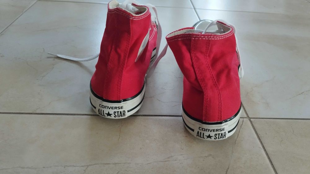 trampki Converse czerwone 42 jak nowe