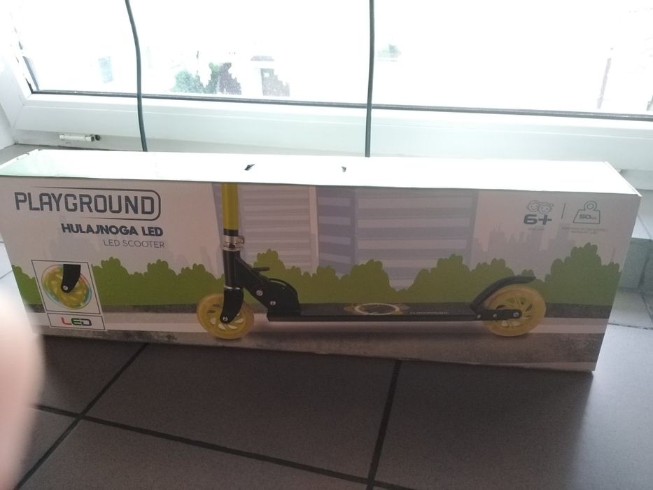 Hulajnoga na 2 kółkach LED +6 lat