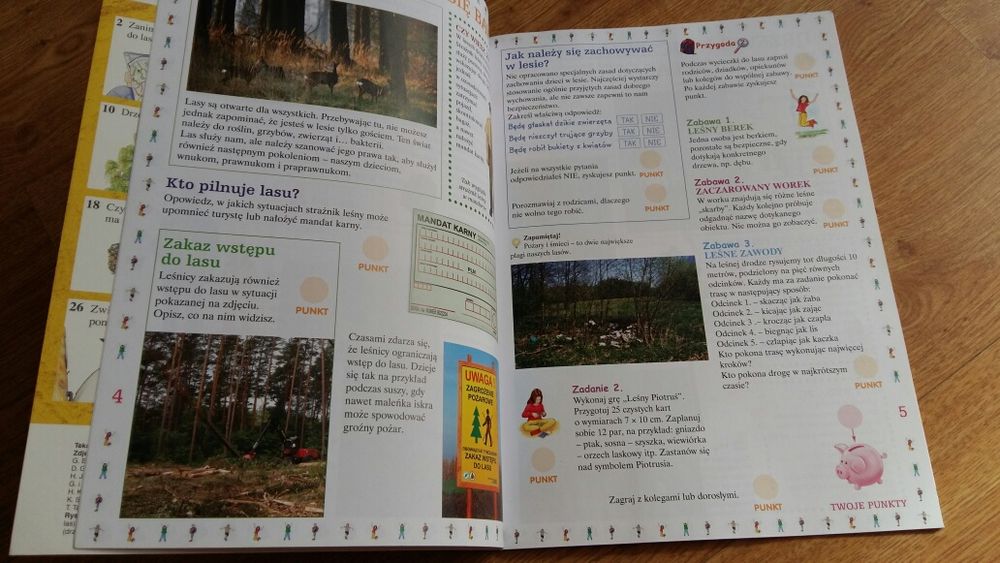 Książka edukacyjna Las