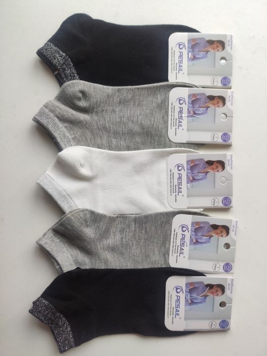 5x Par Skarpetki damskie Jakość 38-42