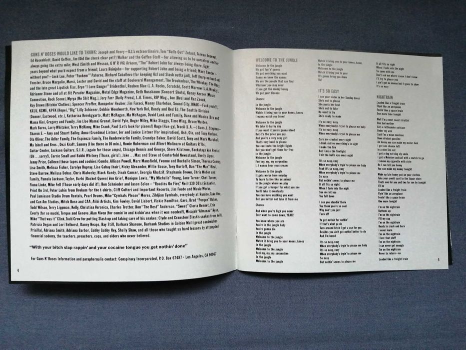 Guns N´Roses - Appetite For Destruction