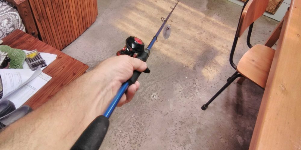 Conjuntos de casting
canas de 4 secções,180 m.